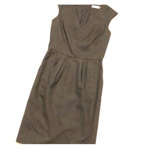 Calvin Klein Sheath Grey Dress